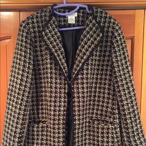 Tweed - like long length jacket 🧥 16W